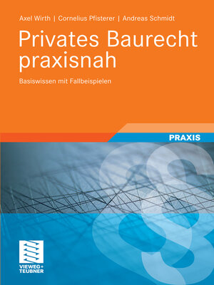 cover image of Privates Baurecht praxisnah